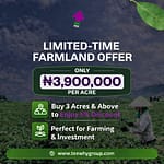 Farmland for sale in Ogun State with flexible payment